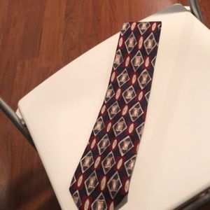 Men’s Tie - ROUNDTREE & YORKE 100 % SILK Printed in ITALY made in USA